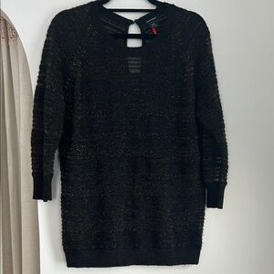 Club Monaco Black Good Accent Sweater
